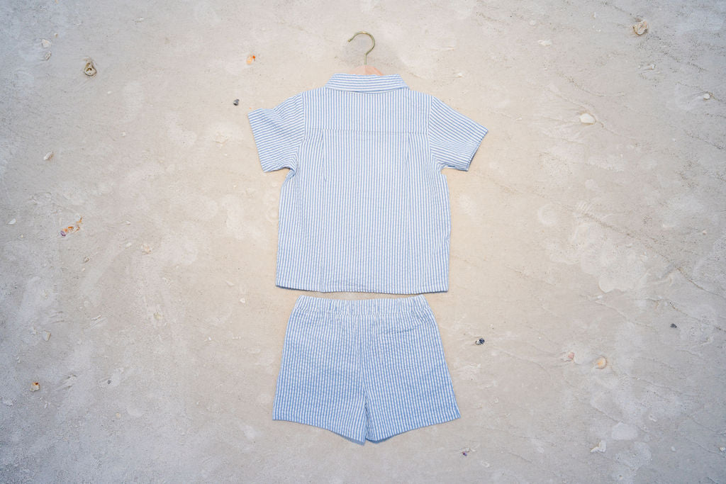 Bay Breeze Button Down