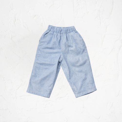 Light Denim Pant – Dusty Blue