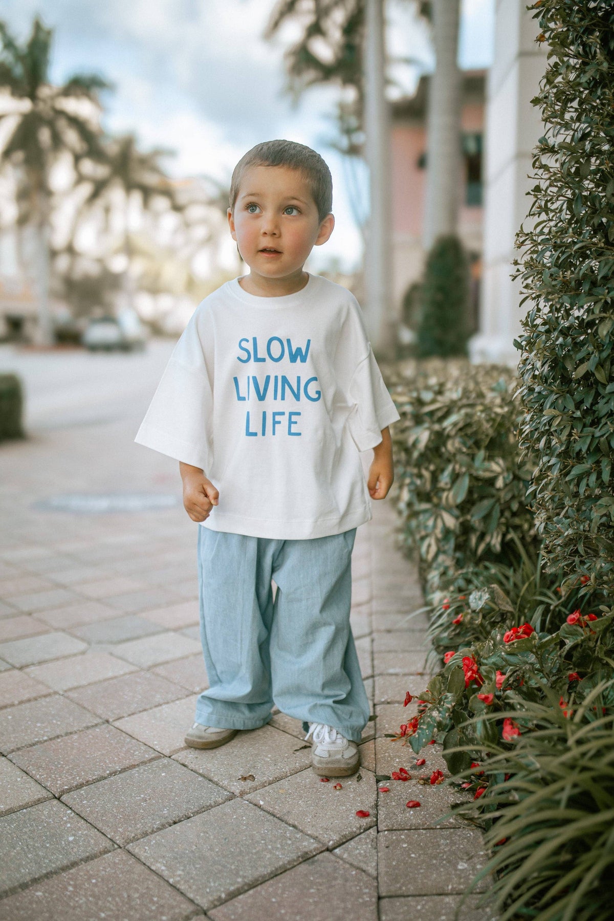 Light Denim Pant – Dusty Blue