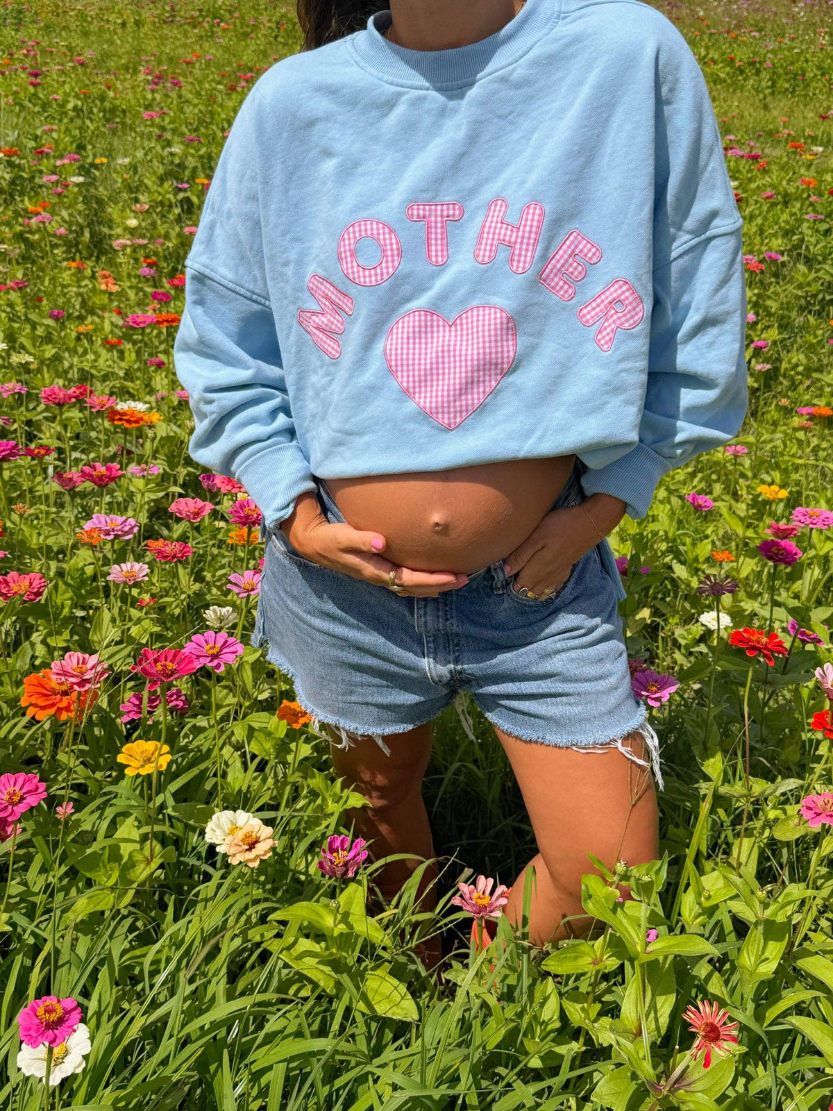 Blue Mother Crewneck