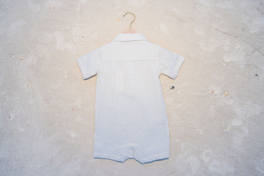 Sandbar Seersucker Romper