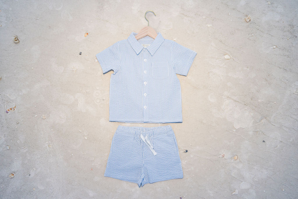 Bay Breeze Button Down